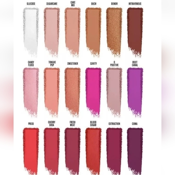 Jeffree Star Blood Sugar Eyeshadow Palette 18 Shades - BRAND NEW IN BOX - Picture 2 of 6